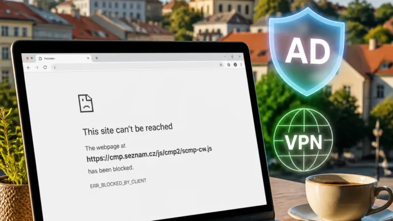 Říčany: Problémy s načítáním stránek kvůli blokování personalizace mohou omezit přístup k online obsahu