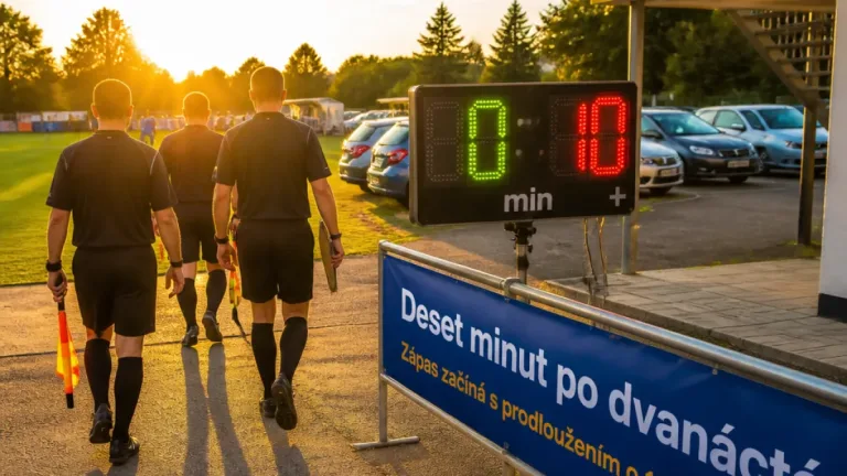 Rozhodčí na Zlínsku omezí začátky utkání o deset minut. Chtějí vyšší odměny a náhrady