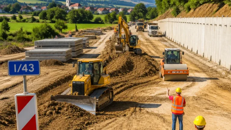 ŘSD zahájilo přeložku I/43 u Černé Hory, stavba má snížit nehodovost a zrychlit provoz