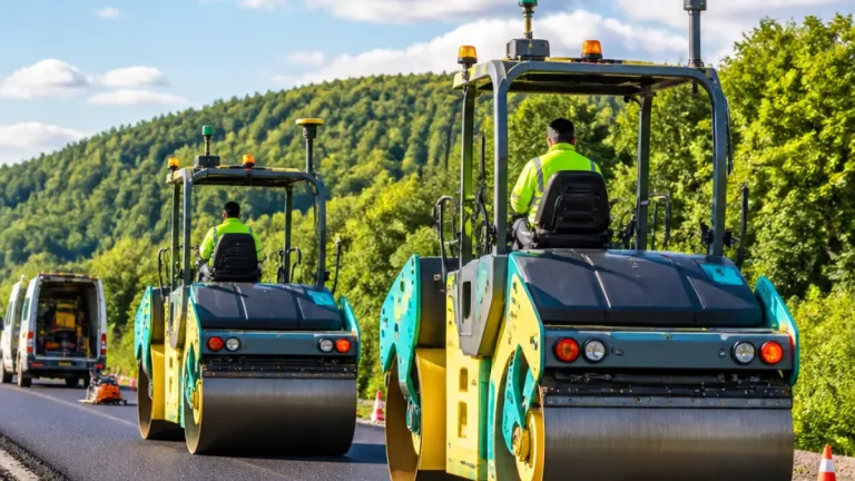 Silničáři na Vysočině začali používat dva nové tandemové válce za více než osm milionů