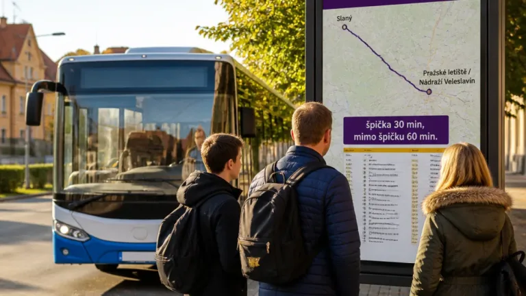 Slaný: linka 342 PID zrychlí dojížďky, v špičce je interval každých 30 minut