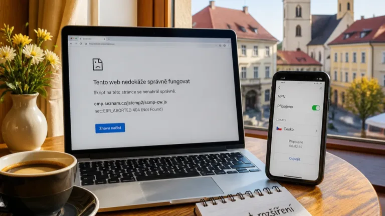 Slaný: Problémy s načítáním souhlasu pro personalizaci mohou bránit v přístupu k obsahu
