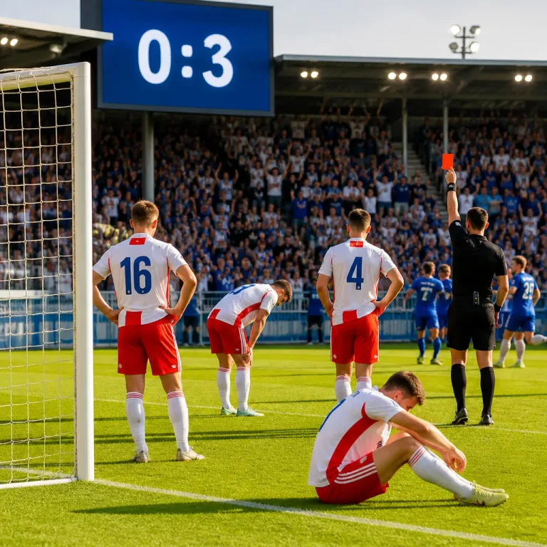 Sparta po chybě brankáře a vyloučení padla v Lyonu 0:3 a končí v předkole Ligy mistrů