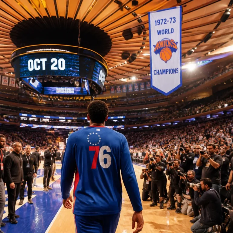 LeBron James zahájí angažmá ve Philadelphii v Madison Square Garden proti Knicks
