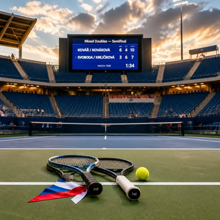Menšík s Muchovou v semifinále mixu na US Open, Siniaková s Pattenem vypadli ve čtvrtfinále