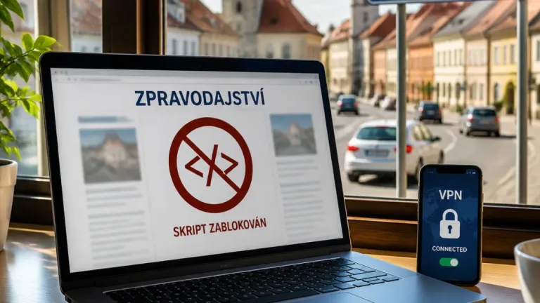 Strakonice: některým čtenářům se nedaří načíst zpravodajské stránky kvůli blokovanému skriptu