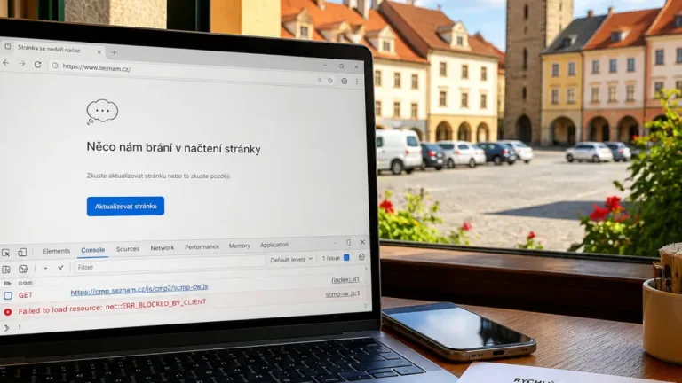Strakonice: problém s načítáním některých zpravodajských stránek, doporučené kroky