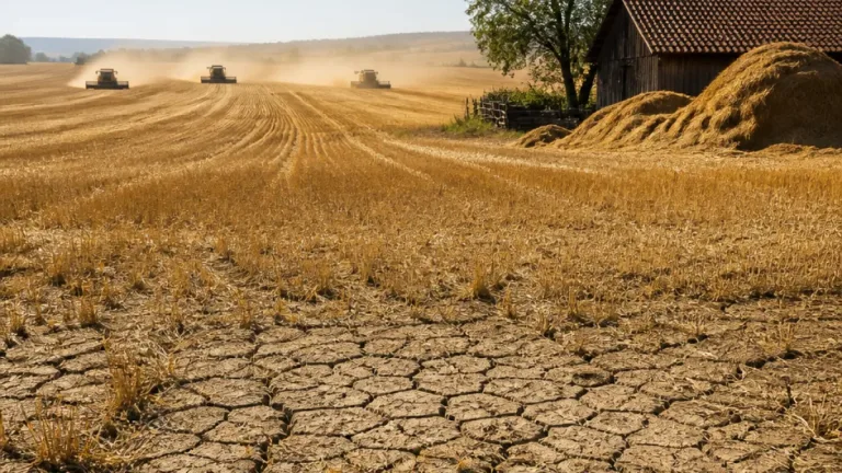 Sucho snižuje výnosy v Pardubickém kraji, sklizeň obilnin za více než 90 % ploch
