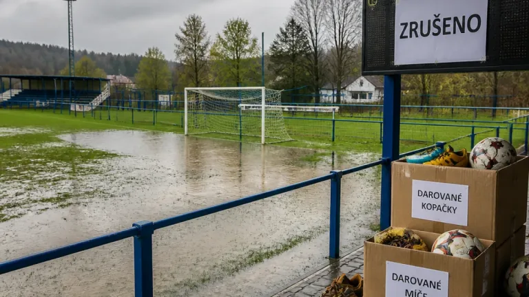 Šumperk: nižší fotbal v regionu pod tlakem počasí a veřejných opatření, zástupci připomínají i charitu