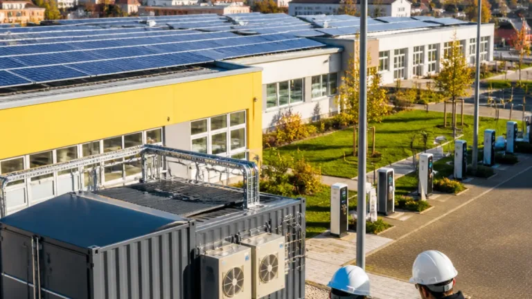 Šumperk spustil mikrogrid propojující soláry, baterii a spotřebu školních budov