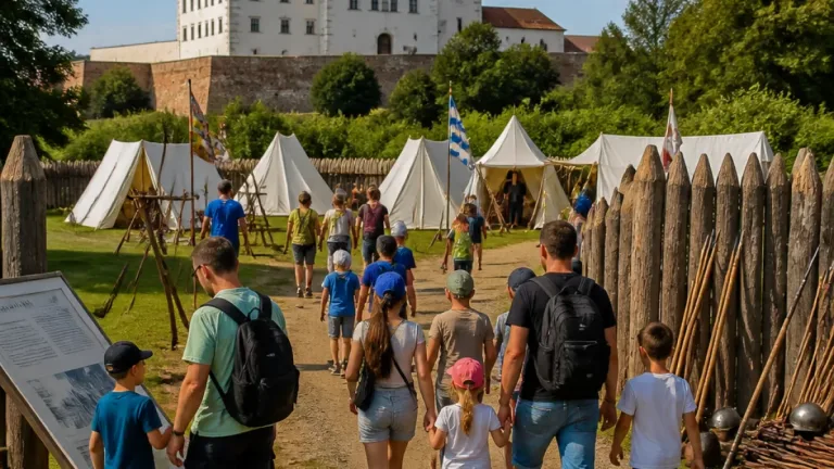 Tábor pod hradbami: historické ležení a edukační trasa v brněnském Špilberku lákají o víkendu