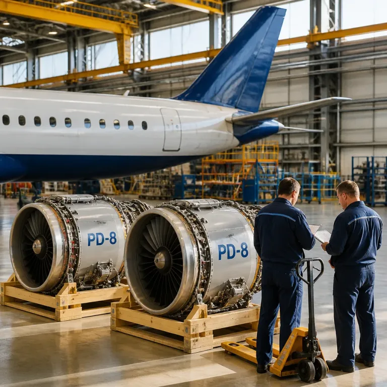 Rusko zahájilo dodávky motorů PD-8 pro nový Superjet, výroba přechází do série