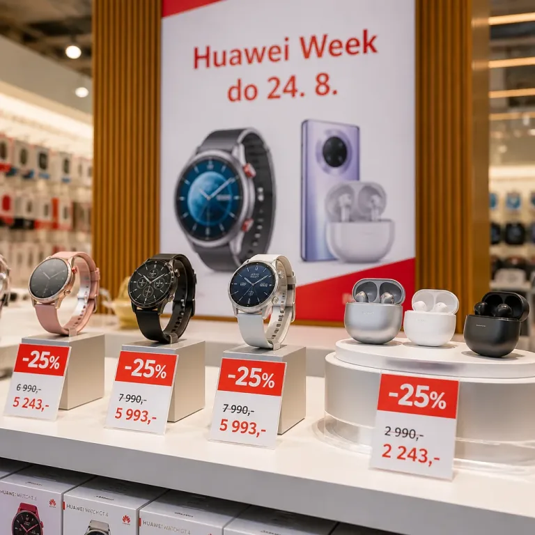 Huawei Week v Česku: slevy až 25 % na hodinky, sluchátka a další novinky do 24. srpna
