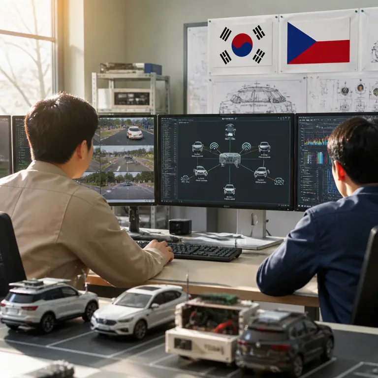 VŠB‑TUO se podílí na korejském projektu DOVE pro dálkové řízení a bezpečnost vozidel