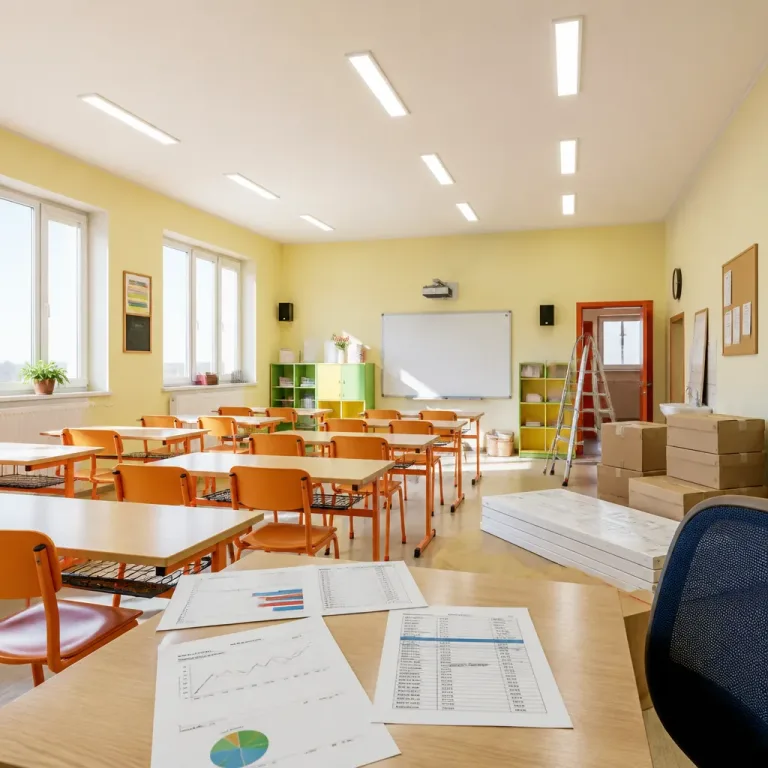 Hostivice vyměnila osvětlení školy za LED a plnospektrální světla, ušetří 60 % nákladů