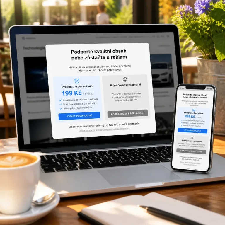Mafra nabídla volbu: souhlas s cílenou reklamou nebo předplatné bez reklam za 199 Kč