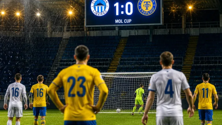 Teplice v poháru končí. Liberec rozhodl jediným gólem Maška