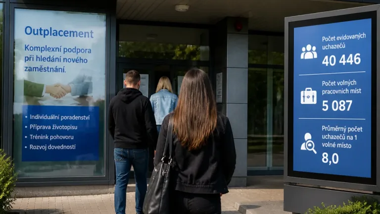 Teplice: v srpnu mírný nárůst nezaměstnaných, úřad práce doporučuje Outplacement