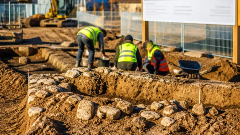 Třebíč: stavbu parkovacího domu v Otmarově ulici zdržel nutný archeologický průzkum
