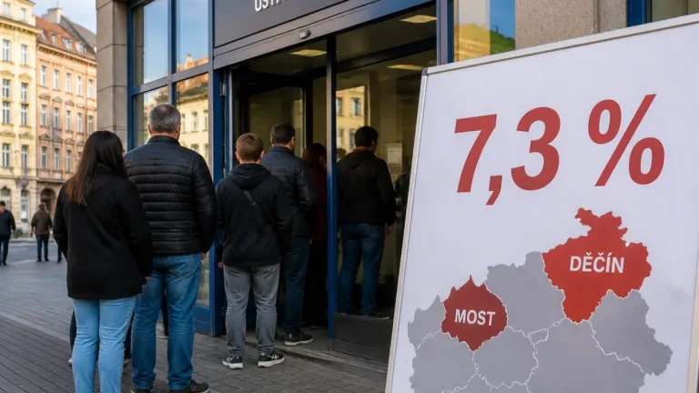 Ústecký kraj má nejvyšší nezaměstnanost v republice, v červenci dosáhla 7,3 %