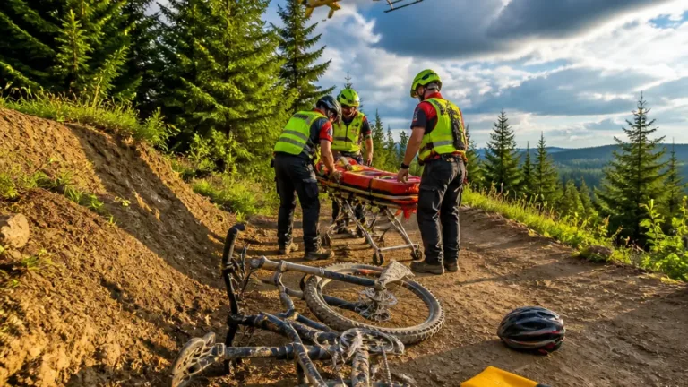 V bikeparku Kopřivná utrpěl vážné poranění jedenáctiletý chlapec, transportovali ho do Ostravy