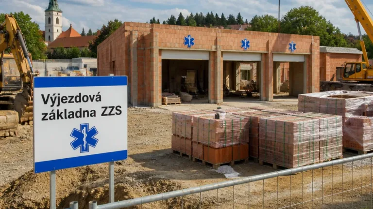 V Česk� Třebov� začíná výstavba nové výjezdové základny ZZS, investice téměř 90 milionů