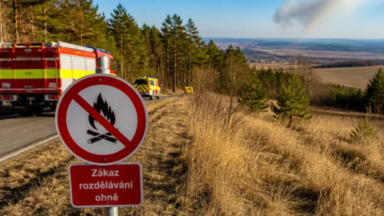 V Jihomoravském kraji platí vysoké nebezpečí požárů, úřady doporučují maximální opatrnost