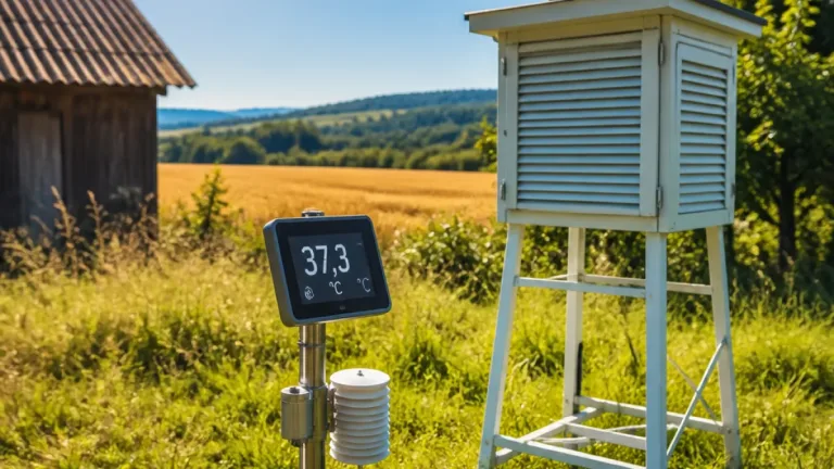 V Mořkově měří počasí jeden člověk už 51 let. Stanice letos naměřila 37,3 °C