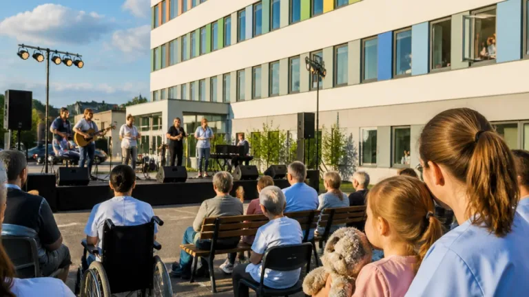 V Olomouci zazněly hity Michala Davida v charitativním koncertu pro pacienty FN Olomouc