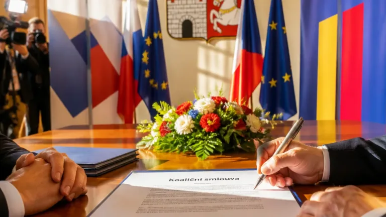 V Pardubickém kraji podepsány koaliční smlouvy mezi ČSSD a Koalicí pro Pardubický kraj
