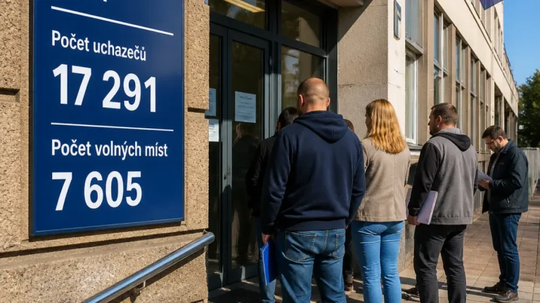 V Plzeňském kraji vzrostl počet uchazečů o práci na 17 291, volných míst 7 605