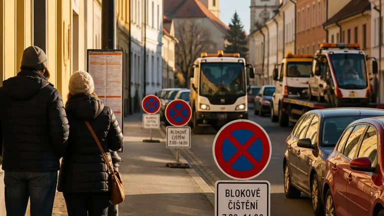 V Táboře začíná v říjnu rozsáhlé blokové čištění, řidiče čekají týdenní zákazy stání