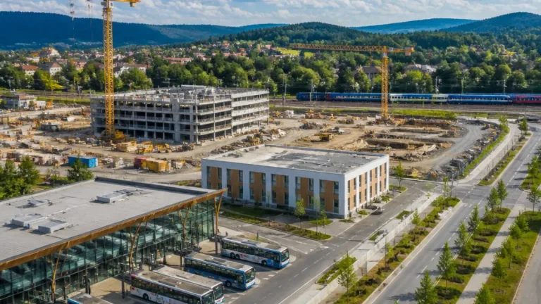 Valašské Meziříčí chystá u nádraží moderní terminál, úřad i parkovací dům za miliardu