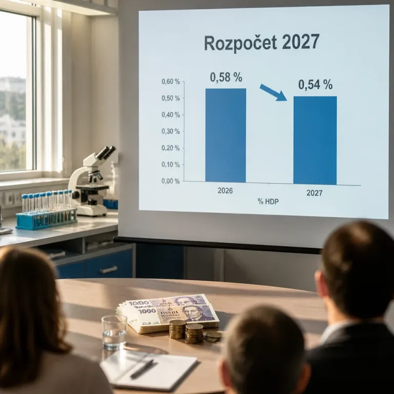 Návrh rozpočtu na rok 2027 snižuje podíl prostředků pro vědu, obavy výzkumníků rostou