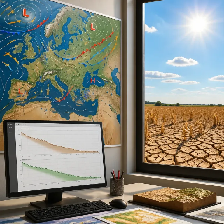 Změny atmosférické cirkulace přispívají k letnímu suchu v Evropě, tvrdí studie z Lipska