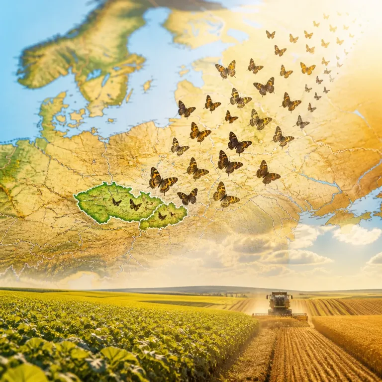 Klimatické změny a intenzivní zemědělství přetvářejí rozšíření motýlů v Evropě i v Česku