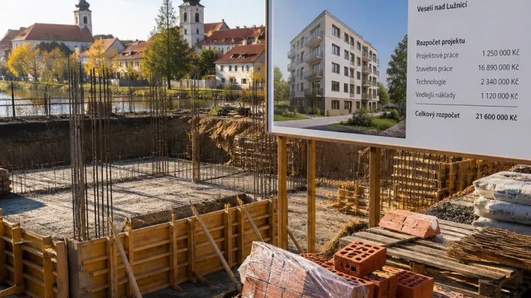 Veselí nad Lužnicí začne stavět první z plánovaných nájemních domů, město vezme úvěr