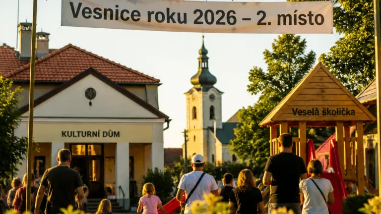 Vraclav z Pardubicka obsadila druhé místo v soutěži Vesnice roku 2026