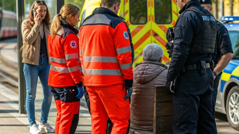 Všímavá žena upozornila na ztracenou seniorku v Pardubicích, záchranka ji odvezla k vyšetření