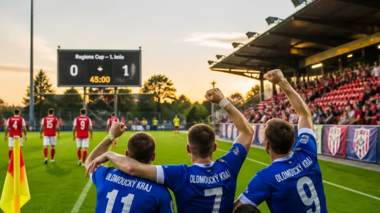 Výběr Olomouckého kraje porazil tým Pardubického kraje a postoupil v Regions Cupu