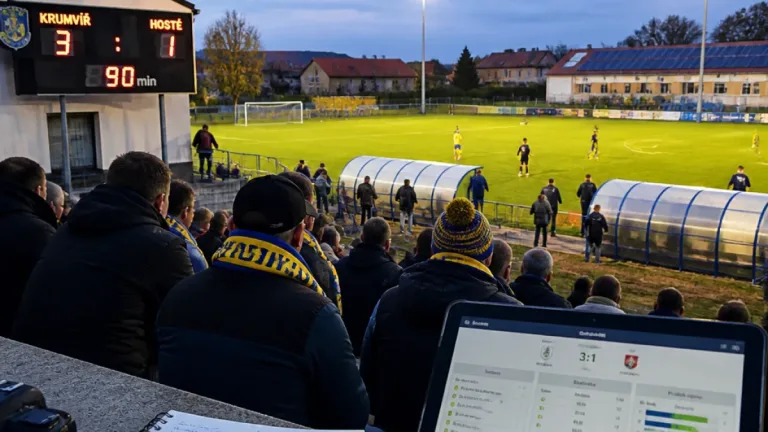 Zápas v Krumvíři sleduje Hanácká Slavia Kroměříž, reportáž a statistiky na Eurofotbalu