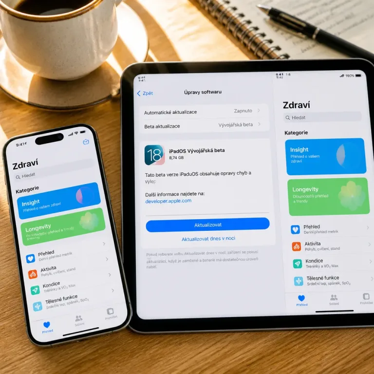 Apple testuje novou verzi iOS 27.2 s přepracovanou aplikací Zdraví a rozšířenou Siri