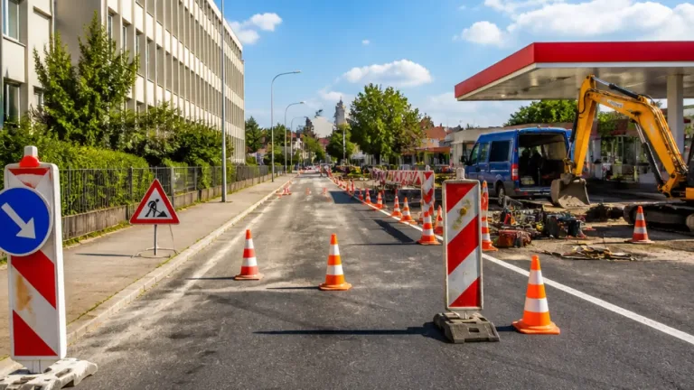 Žižkova ulice v Jihlavě se dnes ráno uzavřela, začne její oprava