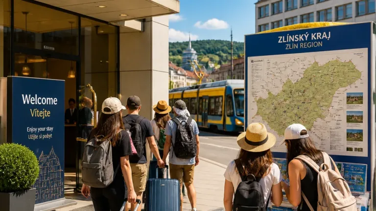 Zlínský kraj láká více zahraničních turistů, ve druhém čtvrtletí jejich počet stoupl o 12,1 %