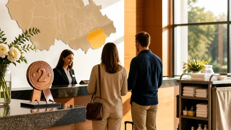 Zlínský kraj získal druhé místo v žebříčku hodnocení hotelů podle reálných dat