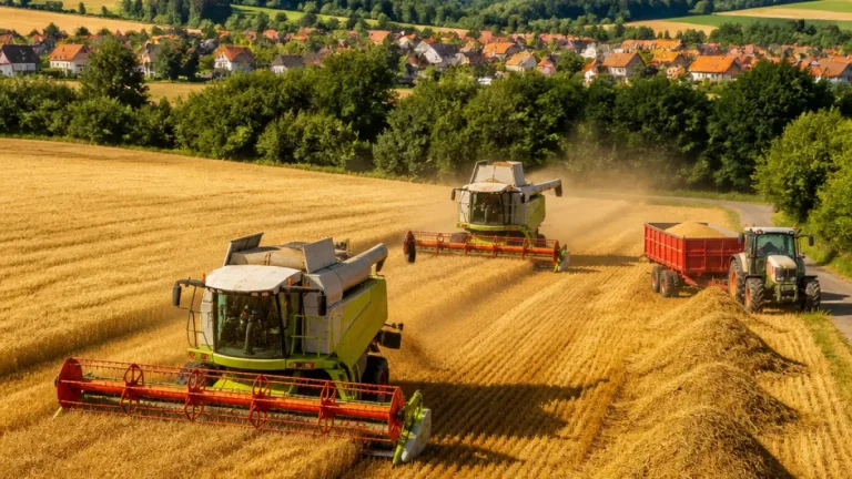 Žně v Libereckém kraji se kvůli veder urychlily, zbývá sklidit pětinu polí