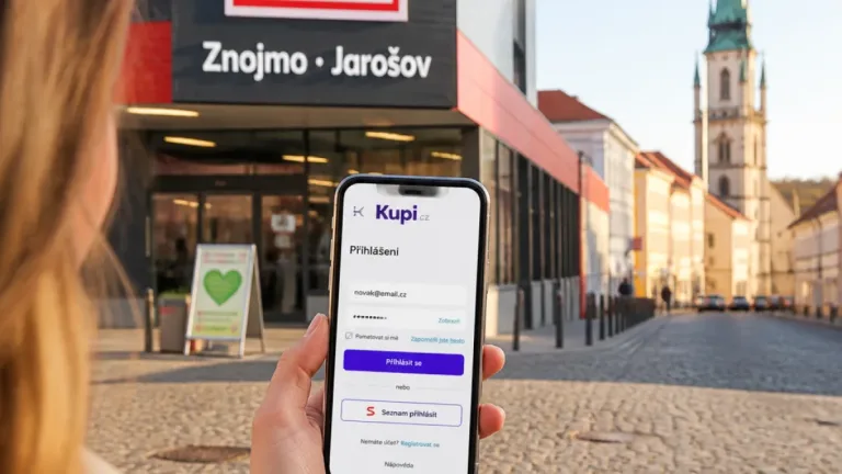 Znojmo: Kupi.cz mění přihlášení — jak zůstat u letáků Kauflandu a svých seznamů