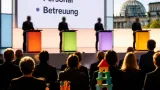 Kita-Finanzierung und Personal: Spitzenkandidaten streiten über Prioritäten in Berliner Wahlarena