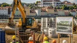 Passau baut unterirdisches Regenrückhaltebecken gegen Starkregen am Hochpegel