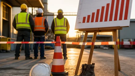 Arbeitsunfälle in Thüringen spürbar gestiegen — drei Tote 2025, 2026 bereits mehr Schwere und Todesfälle
